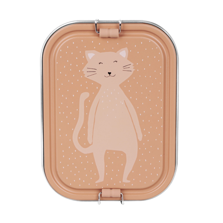 Trixie Stor Matboks Mrs. Cat, Brunrosa, 1 stk.