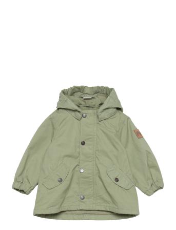 Jacket Cotton Parka Parkas Jakke Grønn Lindex