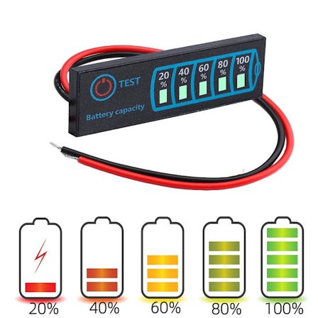 1s-8s 18650 Li-ion Lipo Lithium 5-30v Bly-syre Batteriniveau Indikator Tester Lcd Display Meter Modul Kapacitet Spændingsmåler _ia