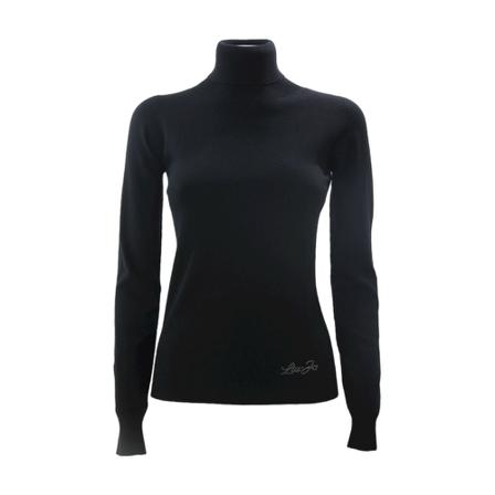 Liu Jo, Turtlenecks Zwart, Dames, Maat:XS