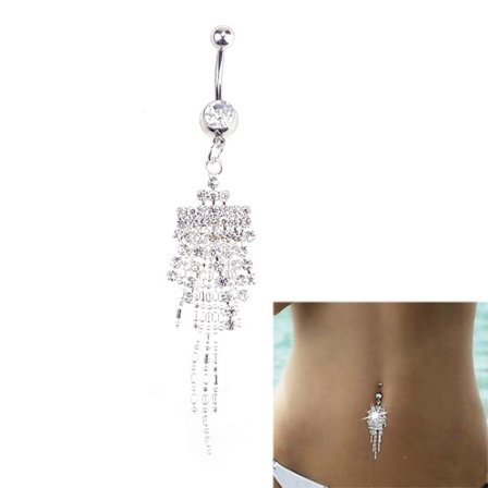 Navelpiercing med ring