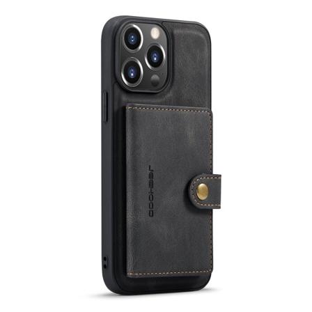 Stilsäkert Skal med Korthållare - iPhone 14 Pro Max Svart