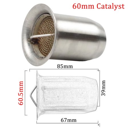 Universal Front Mid End Katalysator DB Killer Til Yoshimura Motorcykel Udstødning Lyddæmper Støjdæmper Lyd Eliminator