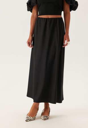 BUBBLEROOM Satin Midaxi Skirt Vaatteet