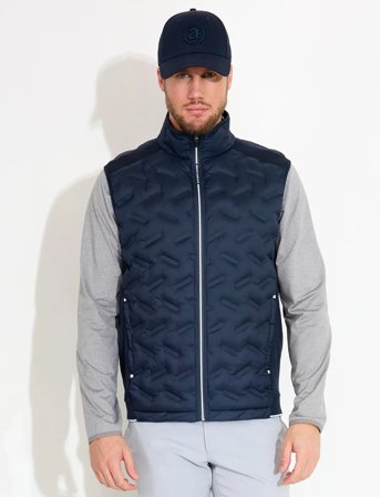 Abacus Mens Portrush Hybrid Vest - Navy - XXXL