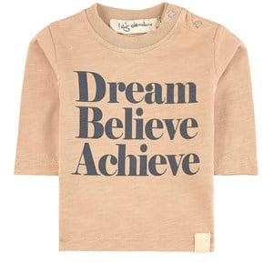 I Dig Denim Beige Jimmy Baby T-Shirt - Tops - 80 cm (9-12 Months) - Beige - Junge