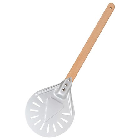 1 7-tums non-stick pizza- eller kakserveringsspade med pizzapaddla för att laga pizza som ett proffs