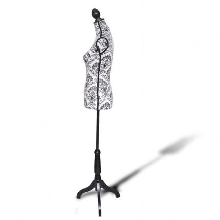 Vidaxl Dambyst Svart Och Vit Multifärg