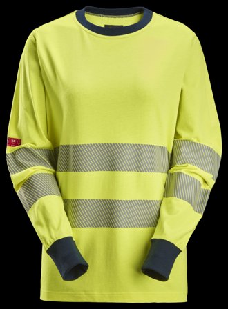 Snickers Workwear 2476-6695 T-skjorte varsel, gul/marineblå XXL, Klær