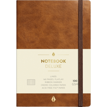 Notatbok Burde Deluxe Brun A6