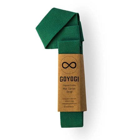 GOYOGI Organic Cotton Bærestrop Dark Green, Sport & Velvære, Yogaudstyr, Yogamåtter