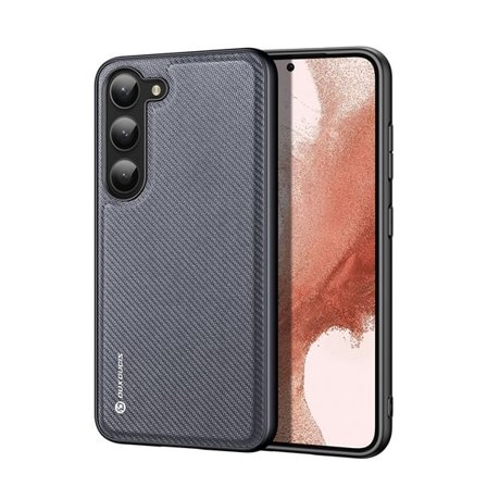 Dux Ducis Fino etui Samsung Galaxy S23+ cover med silikoneramme grå