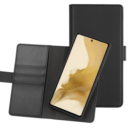 Google Pixel 9 / Pixel 9 Pro - Essentials Ekoläder 2-i-1 Löstagbart Plånboksfodral Svart