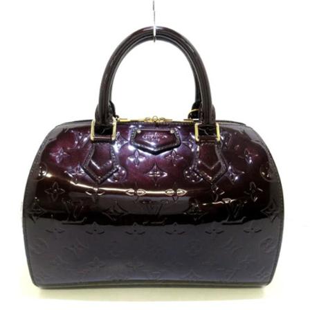 Louis Vuitton Vintage Pre-owned Leather Håndtaske Lilla, Dame Vintage Tasker, Størrelse: ONE Size