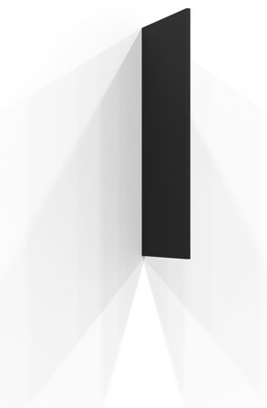 Svedbergs 712819 Täcksida till väggskåp Svart Ask, Badrum