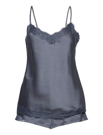 Smilla Top + Shorts Pyjamas Grå Missya