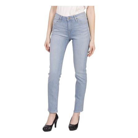 Lee Slim Jeans , Blauw , Dames , Maat: W27 L31