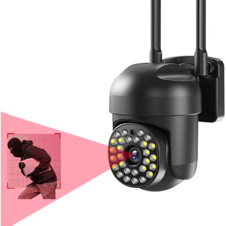 4K Full HD Langaton WiFi Ulkokamera, Valvontakamera Ulko- / Sisätiloihin, IP66 Langaton WiFi-kamera