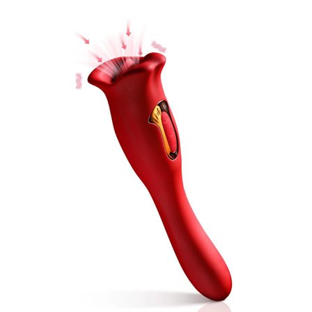 Kvinnlig vibrator - massageapparat Rose Series 2 i en