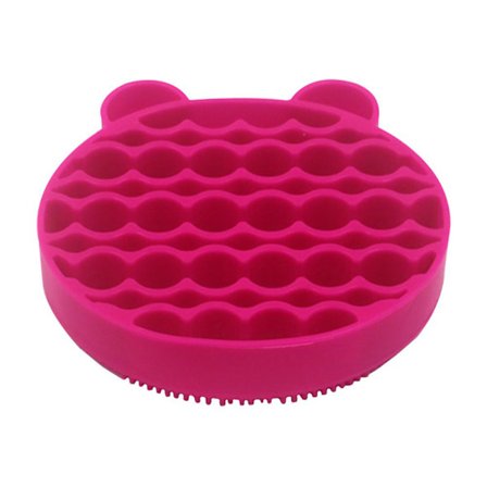 Smidig Silikon Borste för Sminkborst Rengöring