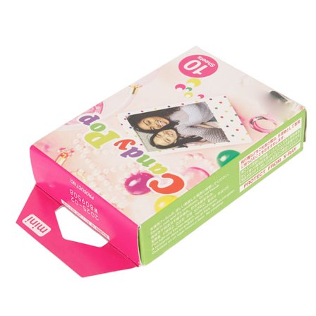 10 Ark Kamerafilm Vackra Färger Klar Fotofilm för Fujifilm Instax Mini för Polaroid Mio