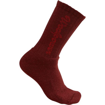 Woolpower Kids' Socks Logo 400 Children hiking socks Red 28-31