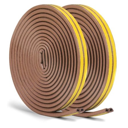 20m Tätningslist, Självhäftande Väderbeständig Fönsterdörrtätning