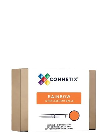 Connetix | Rainbow Ball Pack 12 Pieces | ONE SIZE