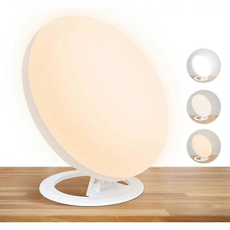 Lysterapi lampe, UV-fri 10000-38600 Lux Dagslys lampe LED-terapi lampe, 3 Farvetemperaturer Sol lamper, 10 Justerbare Lysstyrkeniveauer, 90° Foldbar-