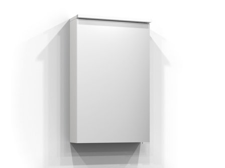 Svedbergs Bloc Speilskap med LED-belysning Hvit, Baderom