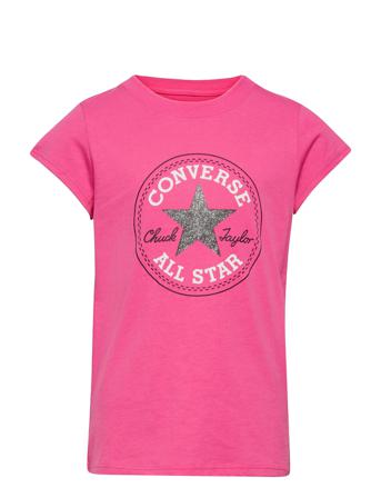 Cnvg Timeless Chuck Patch Tee T-shirt Lyserød Converse