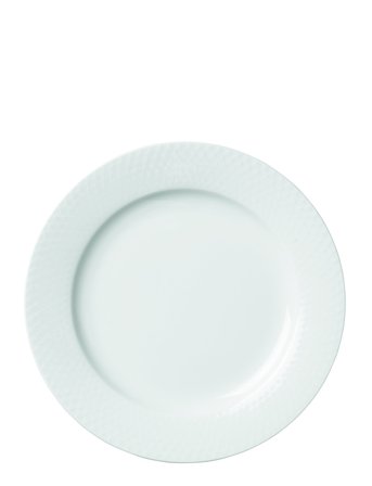Rhombe Tallerken White Lyngby Porcelæn