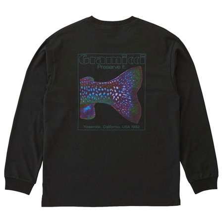 Gramicci Trouttail L/S Tee Vintage Black