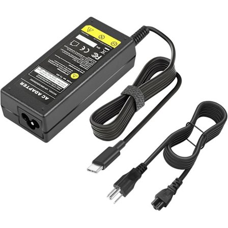 2025 Senaste Modell Universal 65W USB Typ C Port Laddare Adapter, för Lenovo Thinkpad/Yoga, Dell, Chromebook 3100, Latitude 5420,