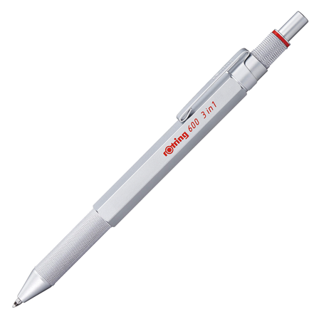 Rotring 600 Multipenn Sølv