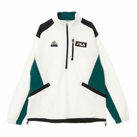 Fila, Half ZIP Sweat Shirt Wit, Heren, Maat:M