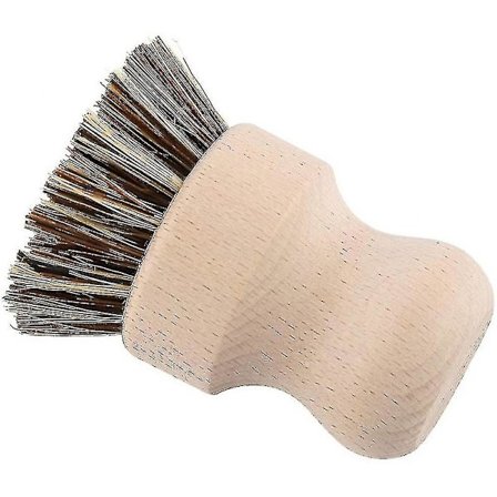 Grønnsakskost, myk børste med trehåndtak for vegetariske poteter og sopp