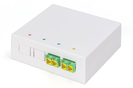 Digitus FTTH Outlet with 2x LC (APC) DX adapter Surfacemount NS