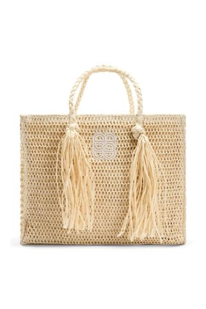 Rikke Straw Bag Beige