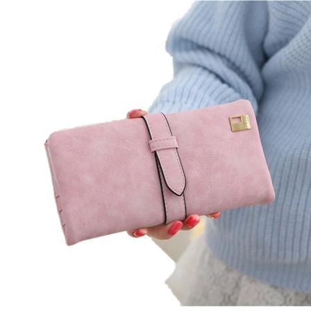 Kvinnor Dam Case Clutch Plånbok Långt Korthållarefodral