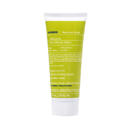 Korres Santorini Grape Volcanic SkinReset Mask Ansiktsmask & peeling Unisex 70 ML