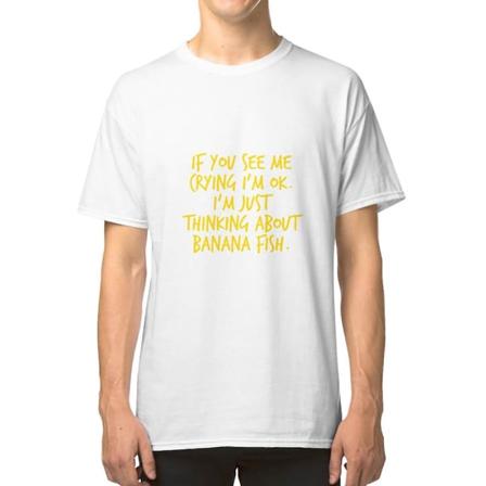 Gråter över bananfisk T-shirt XL
