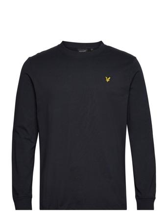 Relaxed Long Sleeve T-Shirt T-shirts Long-sleeved Svart Lyle & Scott