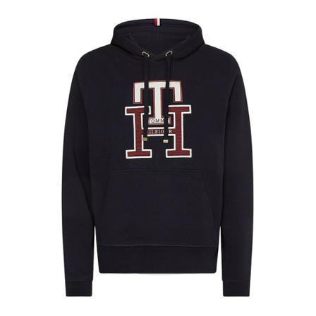 Tommy Hilfiger - Hood Tröjor - Blå - Herr - Storlek: L, Herr, Storlek: L