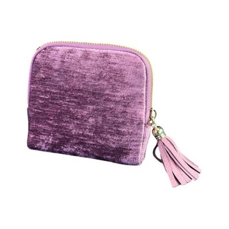 Fugtbestandig Smykkeorganisator Taske Med Kvaster Flere Lag Halskæde Armbånd Opbevaringsbeholder til Kvinder lyseblå[HK]