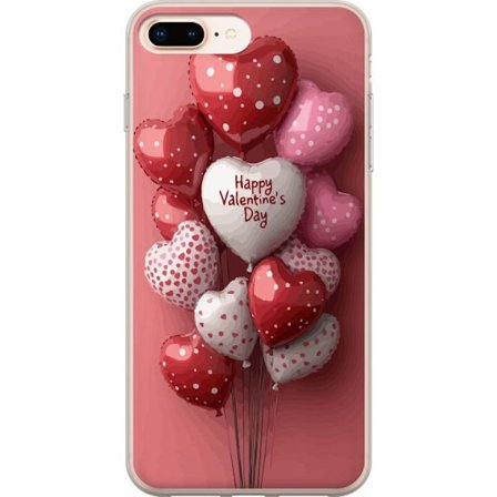 Kompatibelt Mobildeksel til Apple Apple iPhone 8 Plus Valentinsballonger