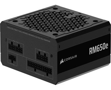 Corsair RM650e (2025) 650W, ATX 3.1 - Tystgående 650 W modulärt nätaggregat med ATX 3.1