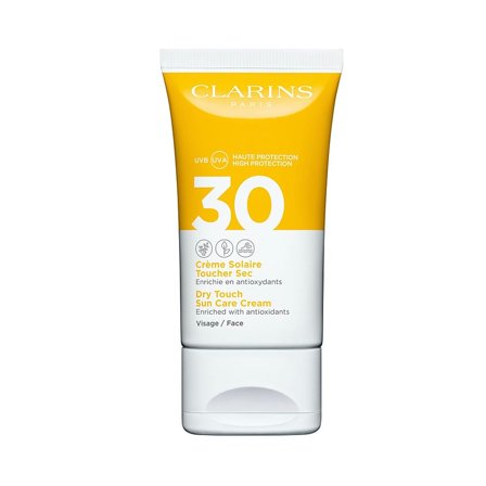 Clarins Dry Touch Sun Care Cream SPF 30 50 ml, Skincare, Solcreme, Solcreme Til Ansigtet