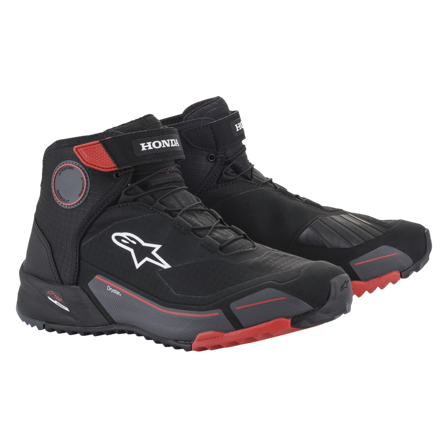 Botas de Moto Alpinestars Honda CR-X Drystar Riding Negro/Rojo/Gris 43,5