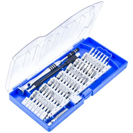 60-i-1 Skruvmejselbitsset i legeringstål, för laptop, telefon, dator, iPhone, Samsung, klocka, glasögon, dator, Macbook, Macb